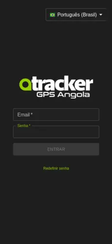 Aplicação móvel TRACKER GPS